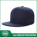 Wholesale nice quality metal sports caps custom logo blank hip hop hat plain flat brim snapback baseball cap